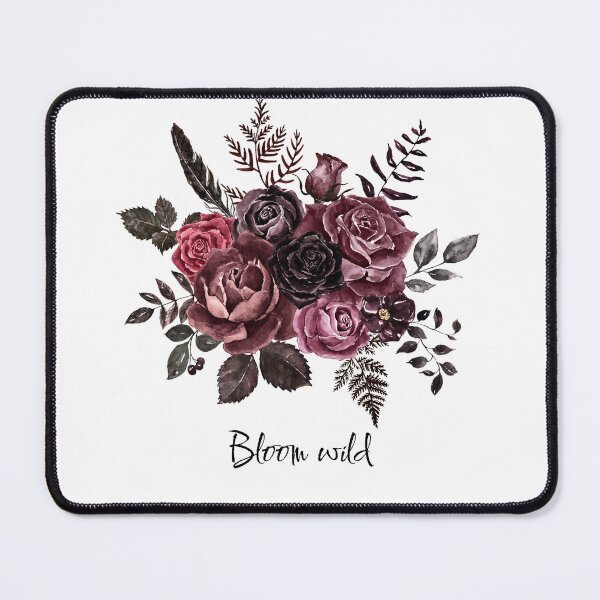 Item preview, Florece salvajemente. Inspirador ramo de rosas color rosa empolvado. designed and sold by Artsytas.