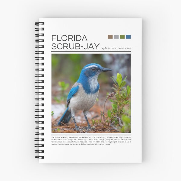 Item preview, Florida Scrub-Jay designed and sold by StudioRedKoala.