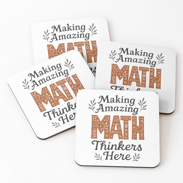 Item preview, MATH – Making Amazing Thinkers Here | Inspiring Math Quote Design designed and sold by Graphicarium Shop.