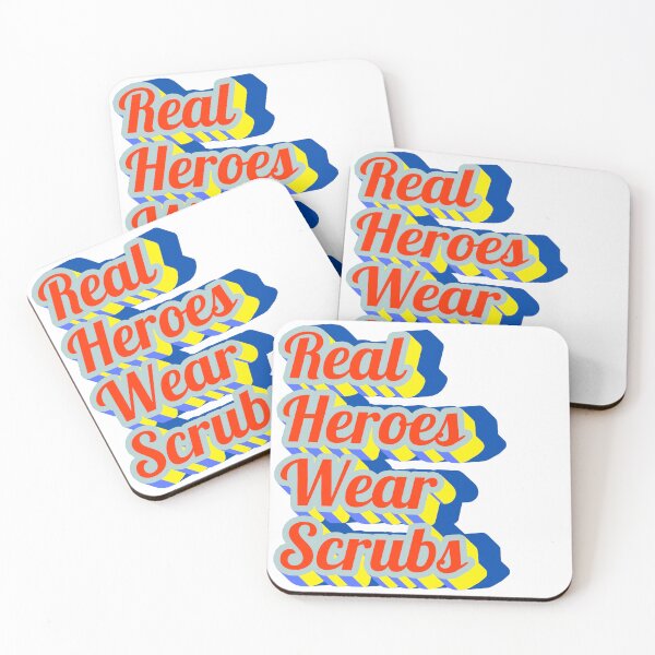 Item preview, Real Heroes Wear Scrubs – Medical Pride designed and sold by ZodiacLuck888.