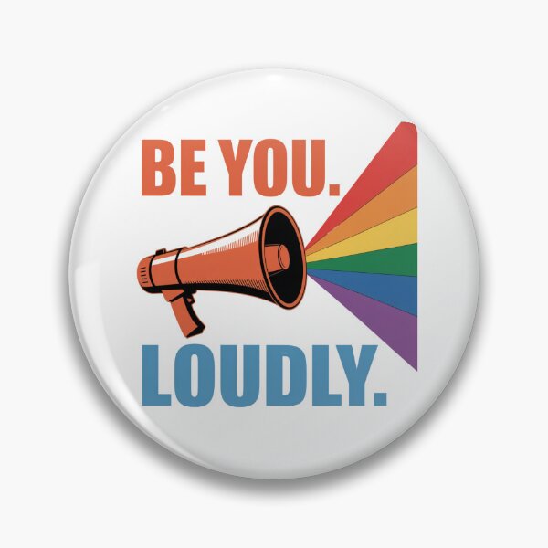 Item preview, Be You Loudly Pride Megaphone designed and sold by HasCreations.