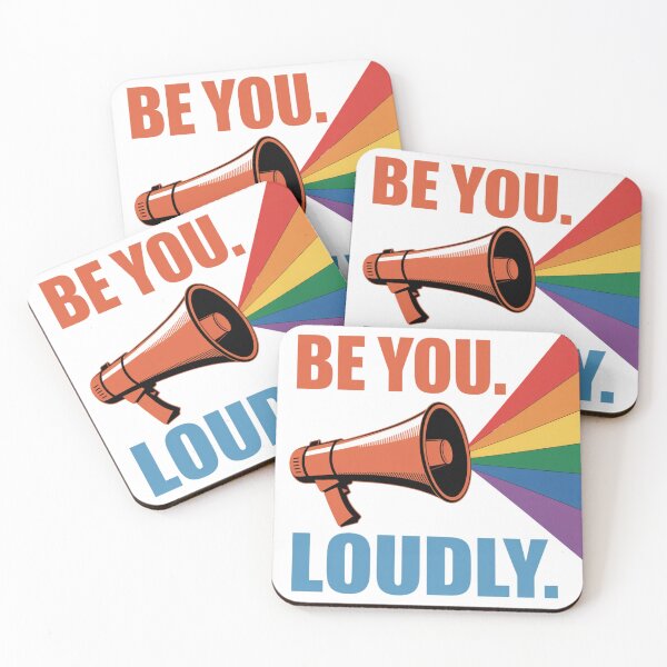 Item preview, Be You Loudly Pride Megaphone designed and sold by HasCreations.
