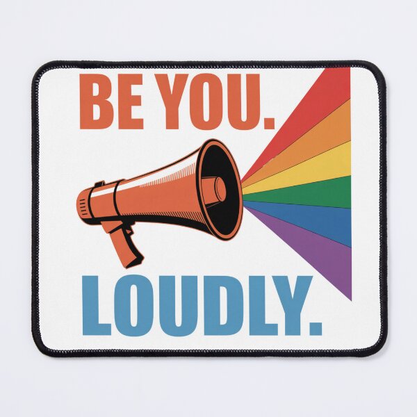 Item preview, Be You Loudly Pride Megaphone designed and sold by HasCreations.