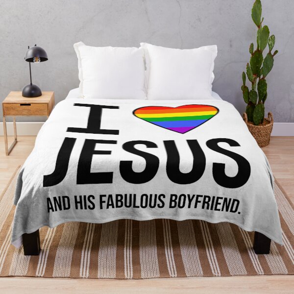 Item preview, Jesus and his fabulous boyfriend designed and sold by Rachel the Artist .