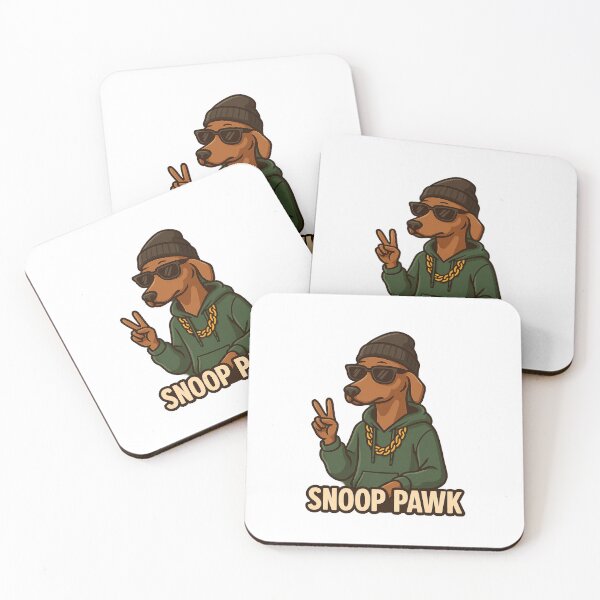 Item preview, Snoop Pawk – Chill Dog in Rapper Style designed and sold by FriskySloths.