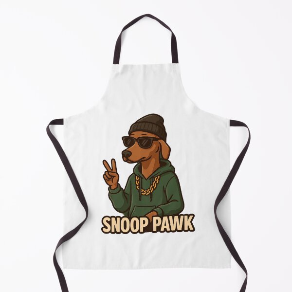 Item preview, Snoop Pawk – Chill Dog in Rapper Style designed and sold by FriskySloths.