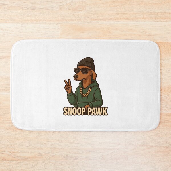 Item preview, Snoop Pawk – Chill Dog in Rapper Style designed and sold by FriskySloths.