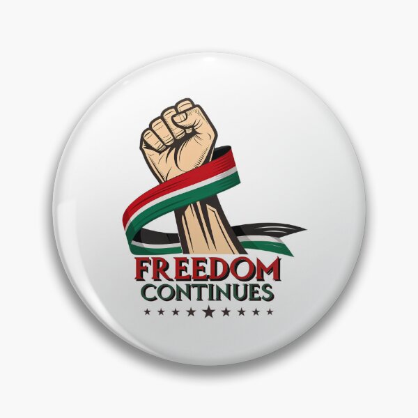 Item preview, Freedom Continues – Power Fist Patriotic Resistance Symbol Design designed and sold by DigitalColorInk.
