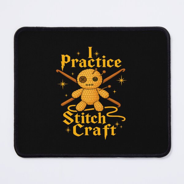 Item preview, I Practice Stitch Craft Funny Yarn Voodoo Doll designed and sold by Text2tee.