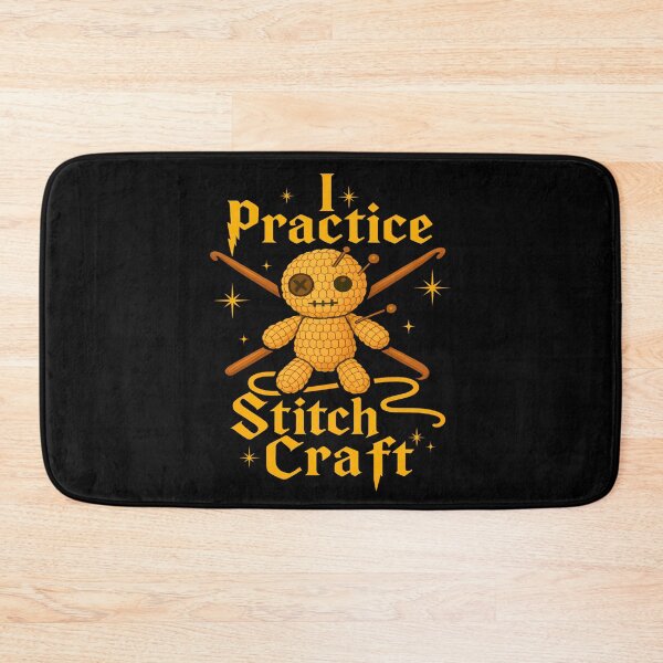 Item preview, I Practice Stitch Craft Funny Yarn Voodoo Doll designed and sold by Text2tee.