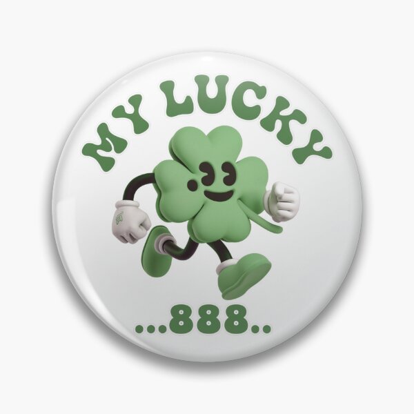 Item preview, St. Patrick's Green My Lucky888 Smooth Gradient Blue  designed and sold by ZodiacLuck888.