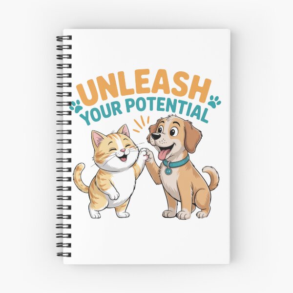 Item preview, Motivational Cat and Dog High-Five Design designed and sold by HasCreations.