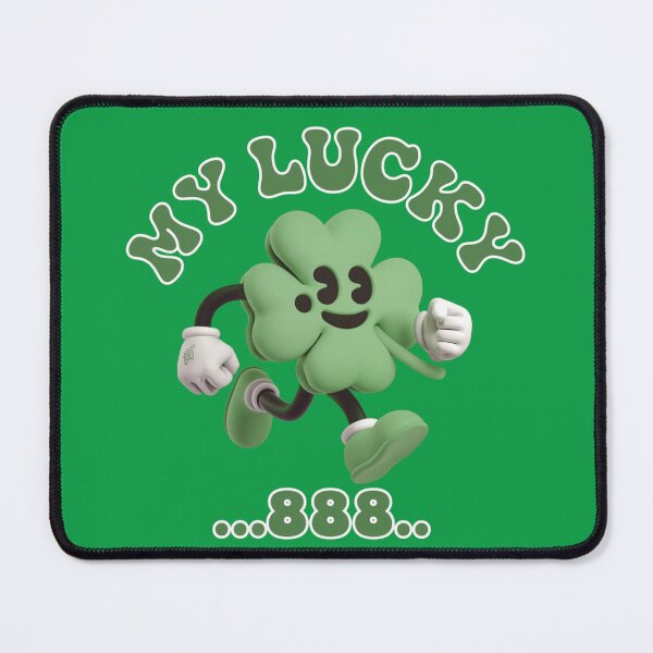 Item preview, St. Patrick's Green My Lucky888 Smooth Gradient Blue designed and sold by ZodiacLuck888.