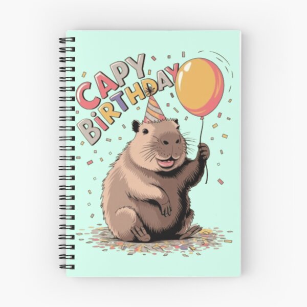 Item preview, Capy Birthday Party! designed and sold by Syrupulse.