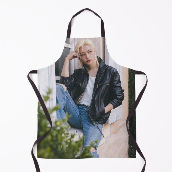 Item preview, Felix stray Kids Ethereal leather jeans summer vibes boyfriend material SKZ skzoo kpop sunshine yongbok poster designed and sold by Kpop-Noona.