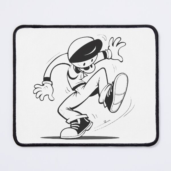 Item preview, “Playful Character in a Dance Jump” designed and sold by ART ATTACK ZONE.