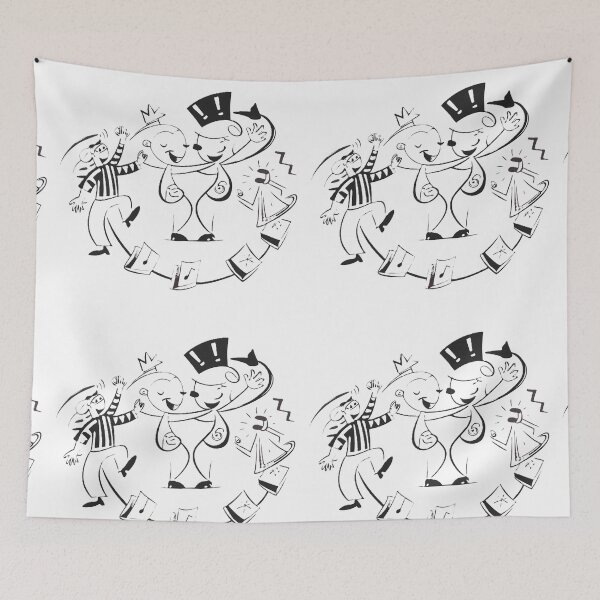 Item preview,  “Cheerful Group Dancing in a Circle” designed and sold by ART ATTACK ZONE.