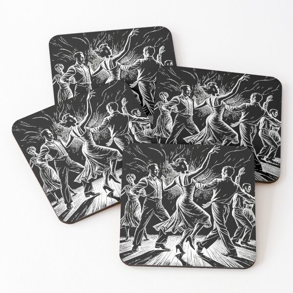 Item preview, “Ballroom Dancers in Elegant Motion” designed and sold by ART ATTACK ZONE.