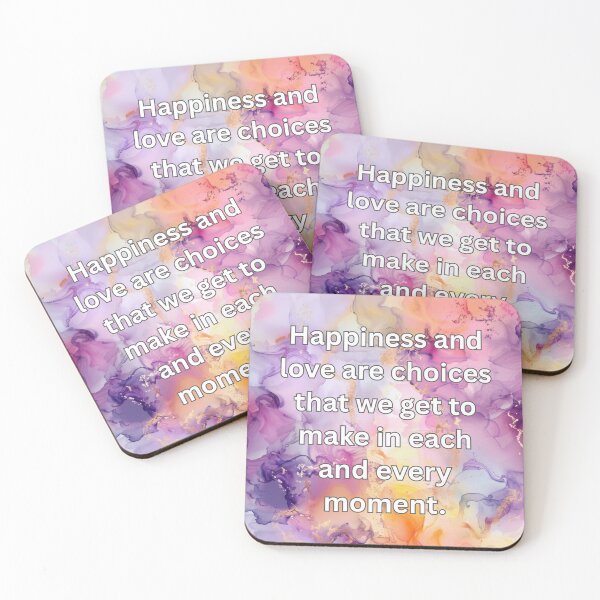 Item preview, Happiness and love are choices that we get to make in each and every moment. designed and sold by FlutterByH.