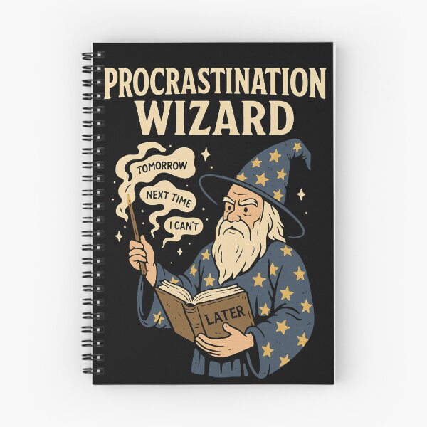 Item preview, procrastination Wizard designed and sold by M4K3RB0T.