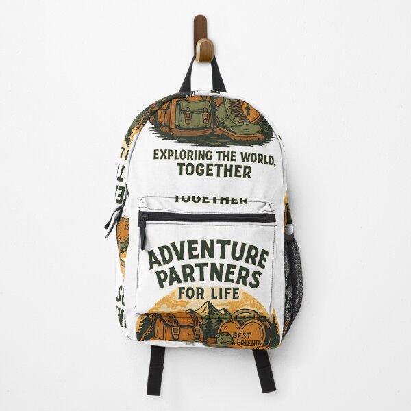 Item preview, Adventure Partners for Life – Hiking & Outdoor Friendship Design designed and sold by The-Daily-Drape.