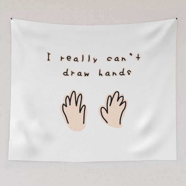 Item preview, I really can't draw hands designed and sold by HugSomeNettles.