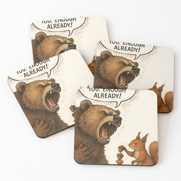 Item preview, "Frustrated Bear: Enough Already!" designed and sold by Elisant.