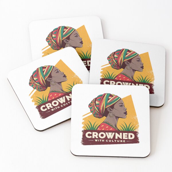 Item preview, Crowned with Culture – African Queen Pride Art designed and sold by DigitalColorInk.