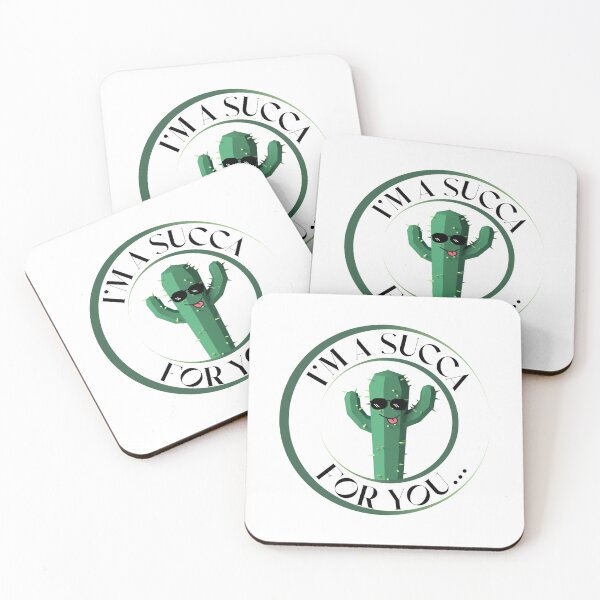 Item preview, i'm a succa for you funny nature cute cactus art designed and sold by RedOrBlueIts4U.