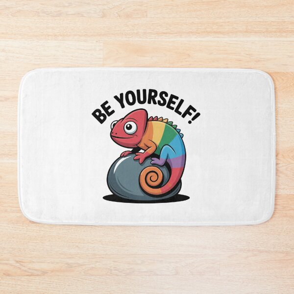 Item preview, Rainbow Chameleon - Be Yourself Motivation LGBT Pride Design designed and sold by Pawtastic World.
