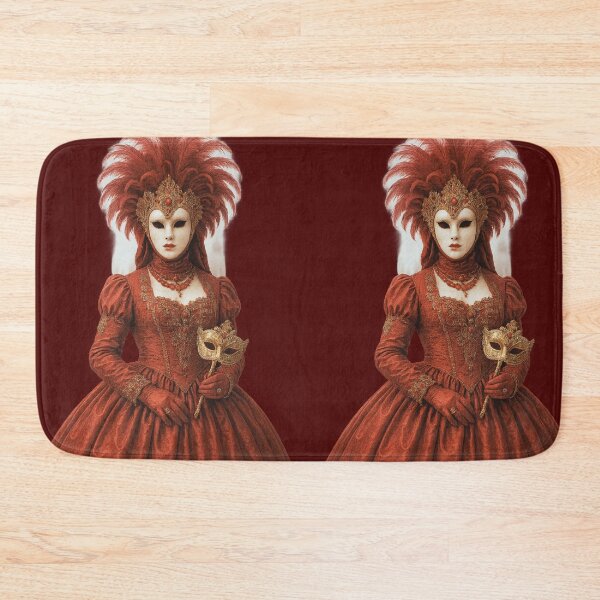 Item preview, Masked Participant in Gondola – Venetian Carnival in Full Glory designed and sold by branaghbel.