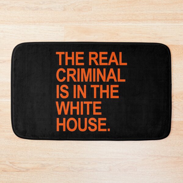 Item preview, The REAL criminal is in the White House (prison orange) designed and sold by Thelittlelord.