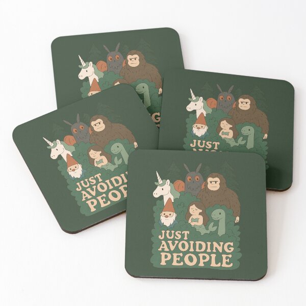 Item preview, Just Avoiding People - Cryptids designed and sold by loobsart.