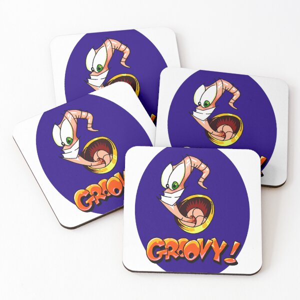 Item preview, Groovy Earthworm Jim designed and sold by MailboxJim.