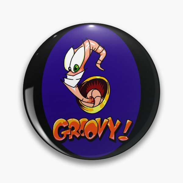 Item preview, Groovy Earthworm Jim designed and sold by MailboxJim.
