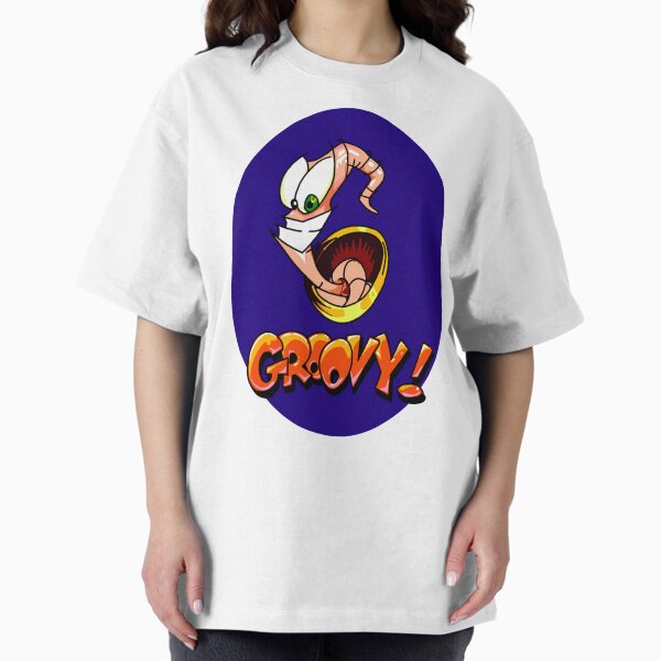 Item preview, Groovy Earthworm Jim designed and sold by MailboxJim.