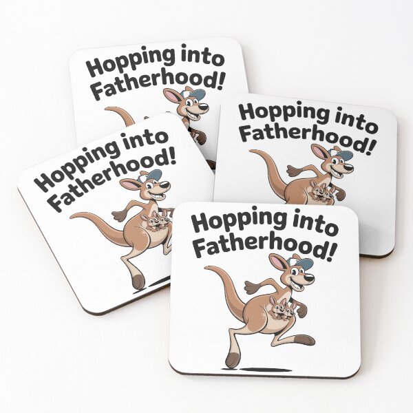 Item preview, Kangaroo Dad - Hopping into Fatherhood Father's Day Design designed and sold by Pawtastic World.
