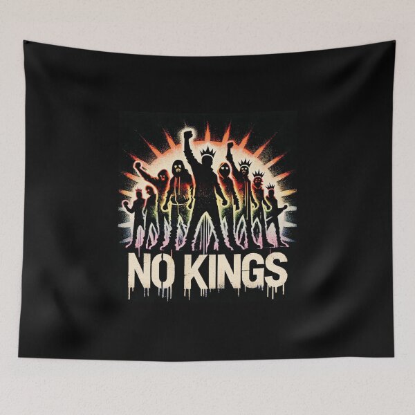 Item preview, no kings no oligarchs designed and sold by TEEJAMBOREE.