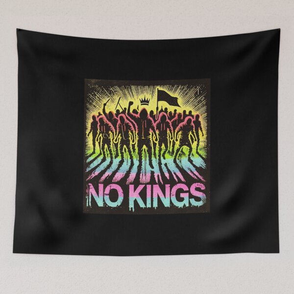 Item preview, no kings no oligarchs designed and sold by TEEJAMBOREE.
