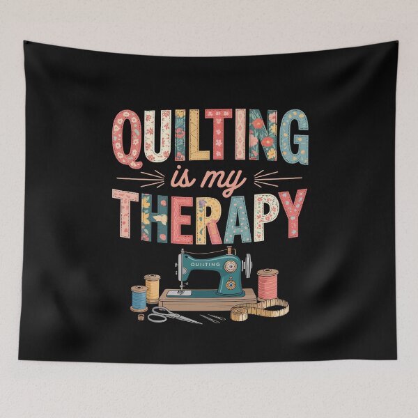 Item preview, Quilting Is My Therapy | Funny Quilter Women designed and sold by tmerchtrends.