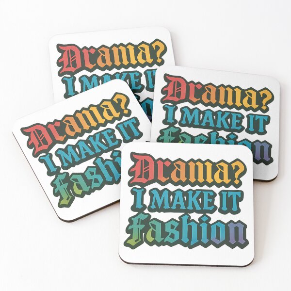 Item preview, Drama I Make It Fashion – Bold Retro Text Art designed and sold by Haus Of Sin.