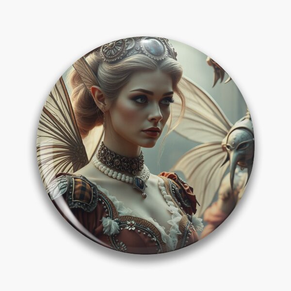 Artikelvorschau, Neo-Victorian Cyborg Fabelwesen – A mesmerizing fusion of steampunk elegance & futuristic mythology entworfen und verkauft von FotoworldEdel.
