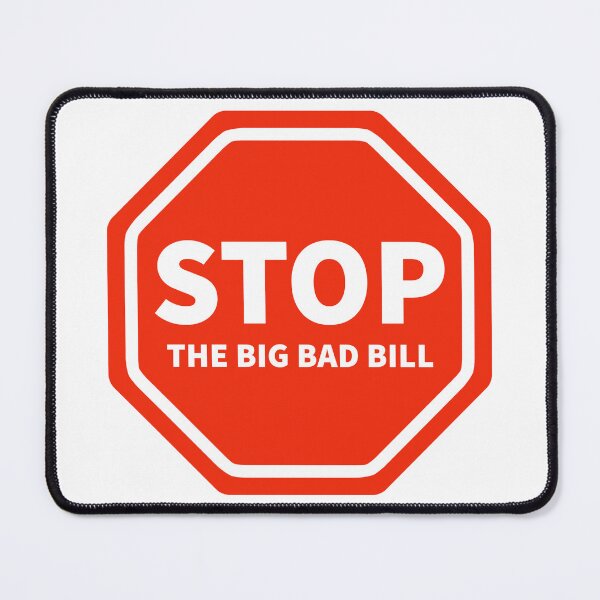 Item preview, Stop the big bad bill designed and sold by Rachel the Artist .