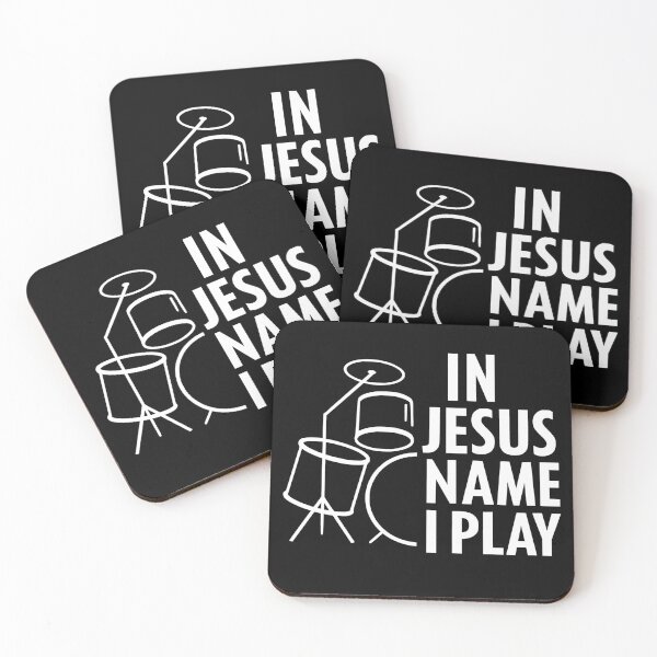 Item preview, In Jesus Name I Play Drums Christian Worship Drummer designed and sold by JackCurtis1991.