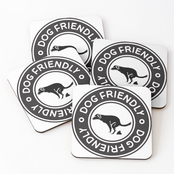 Item preview, Dog Friendly – Funny Pooping Dog Sticker designed and sold by 2IdiotsDesign.