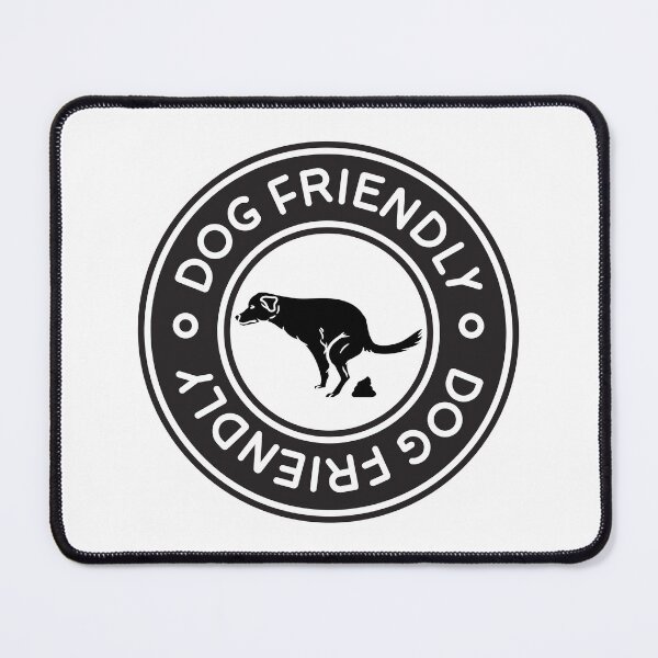 Item preview, Dog Friendly – Funny Pooping Dog Sticker designed and sold by 2IdiotsDesign.
