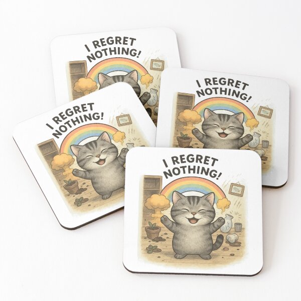 Item preview, I Regret Nothing - #1 designed and sold by SorohanMedia.