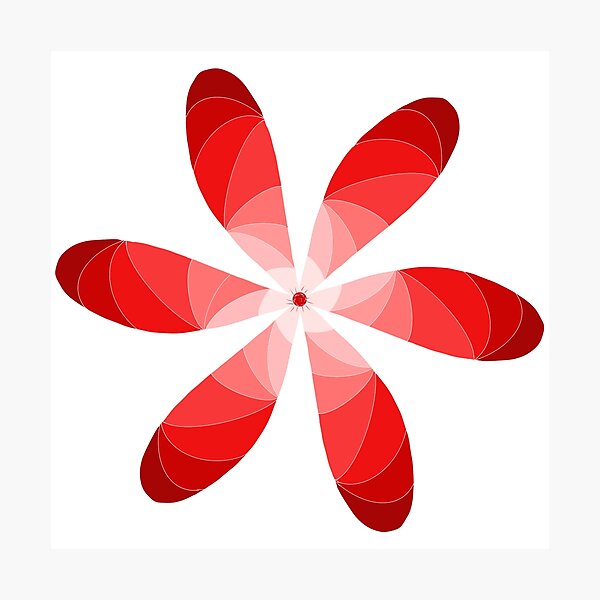 Item preview, Red gradient petals designed and sold by CatchyMeow.