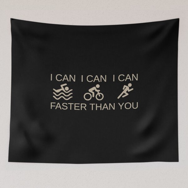 Item preview, Triathlon - I Can Swim Bike Run Faster Than You Triathlete designed and sold by overstyle.