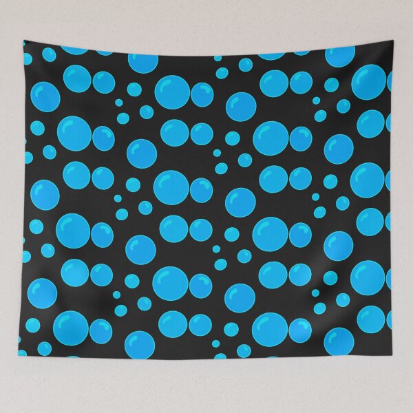 Item preview, Blue Soap Bubbles designed and sold by Leapingdoe.